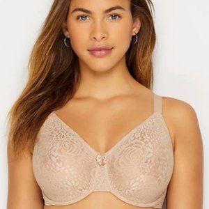 WACOAL HALO LACE CONVERTIBLE BRA (34 DDD)